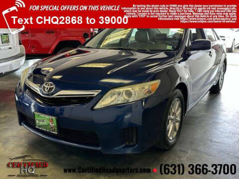 2010 Toyota Camry Hybrid for sale at CERTIFIED HEADQUARTERS in Saint James NY