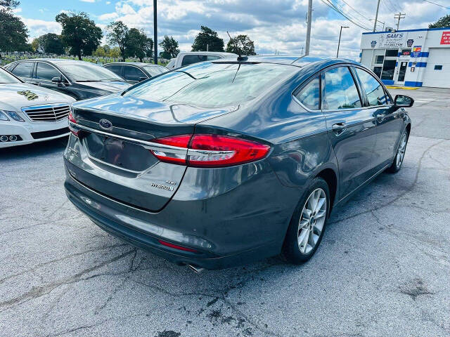 2017 Ford Fusion Hybrid for sale at Sams Auto Repair & Sales LLC in Harrisburg, PA