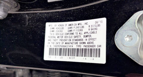 2016 Honda Accord EX-L V6