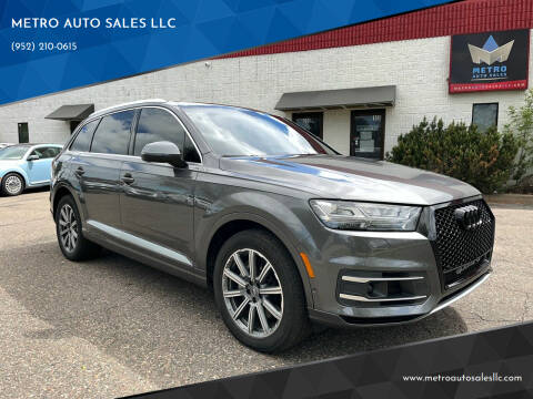2019 Audi Q7 for sale at METRO AUTO SALES LLC in Lino Lakes MN