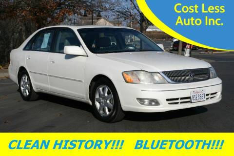 2000 Toyota Avalon for sale at Cost Less Auto Inc. in Rocklin CA