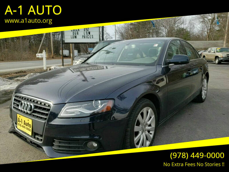 2011 Audi A4 for sale at A-1 Auto in Pepperell MA