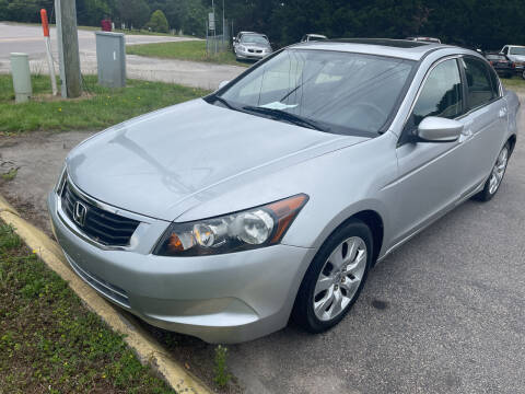 2008 Honda Accord for sale at Pinnacle Acceptance Corp. in Franklinton NC