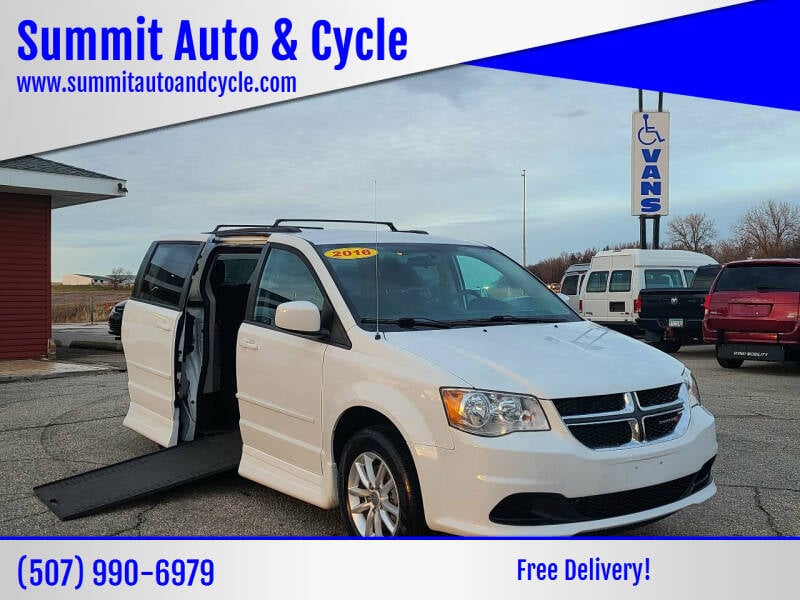 2016 Dodge Grand Caravan for sale at Summit Auto & Cycle in Zumbrota MN