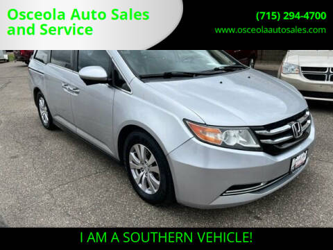 2015 Honda Odyssey for sale at Osceola Auto Sales and Service in Osceola WI