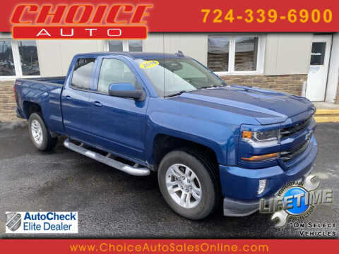 2016 Chevrolet Silverado 1500 for sale at CHOICE AUTO SALES in Murrysville PA