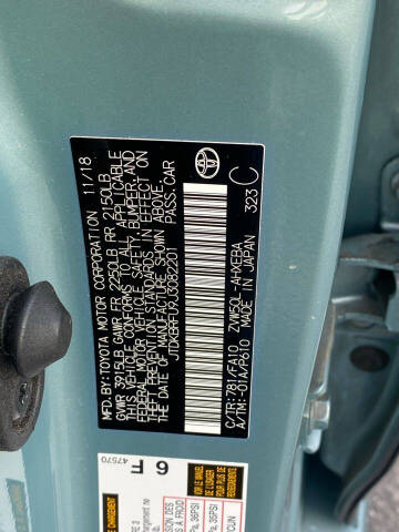 2018 Toyota Prius One