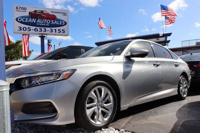 2019 Honda Accord for sale at OCEAN AUTO SALES in Miami FL