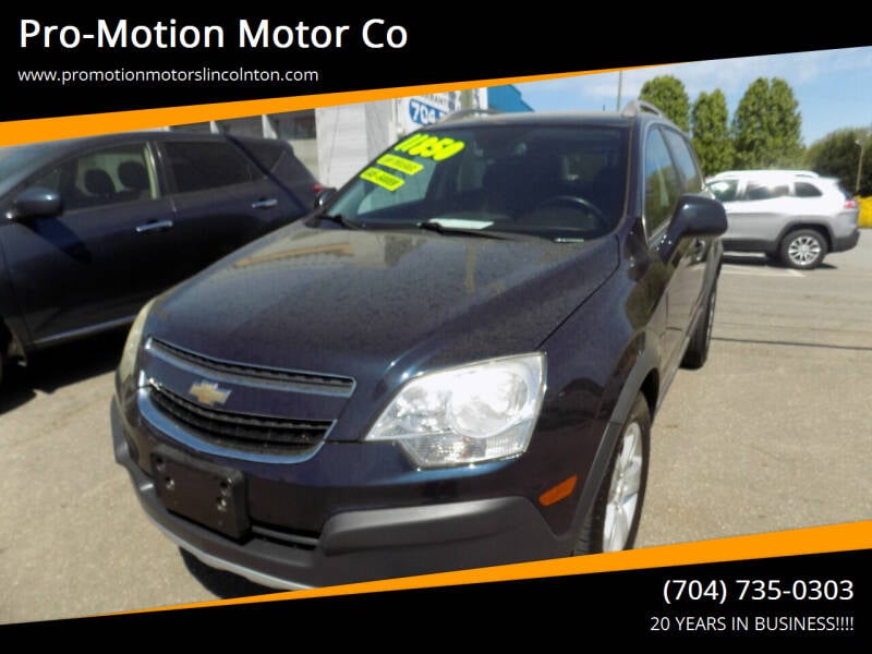 2014 Chevrolet Captiva Sport for sale at Pro-Motion Motor Co in Lincolnton NC