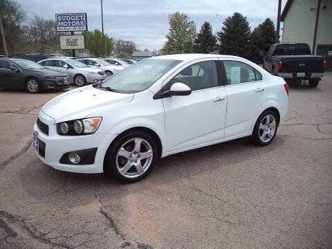 2015 Chevrolet Sonic for sale at Budget Motors in Sioux City IA