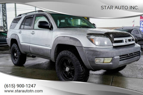 2003 Toyota 4Runner for sale at Star Auto Inc. in Murfreesboro TN