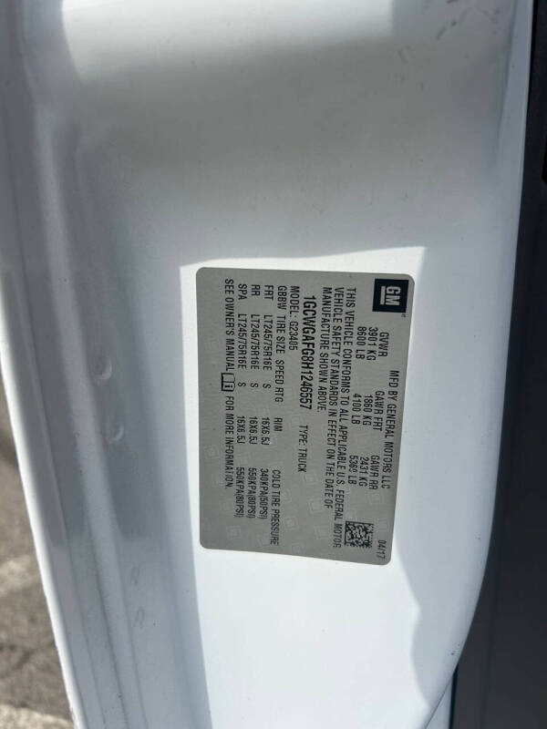 2017 Chevrolet Express 2500