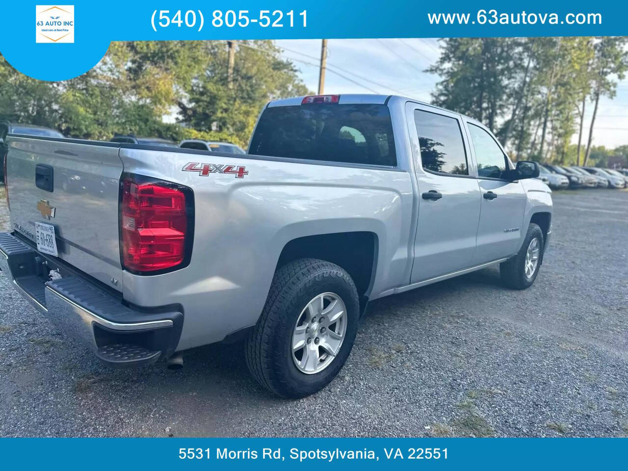 2014 Chevrolet Silverado 1500 for sale at 63 Auto Inc in Spotsylvania, VA