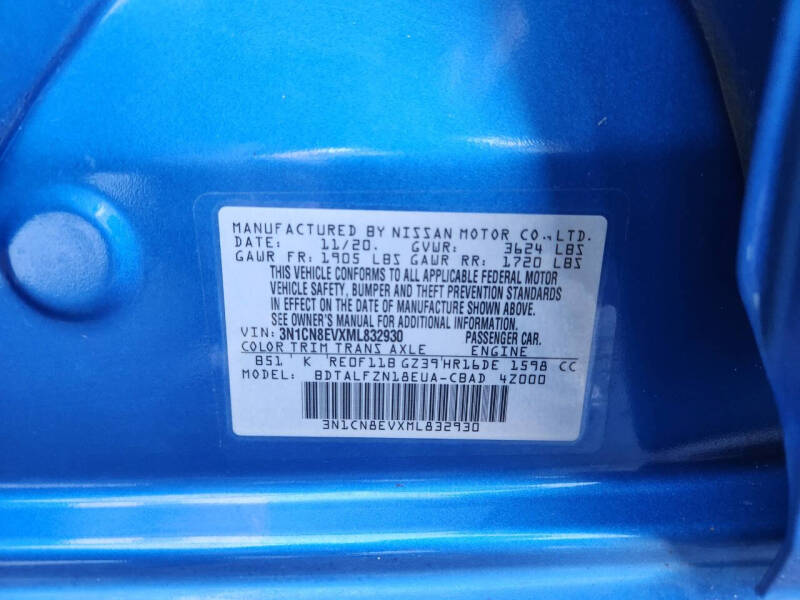 2021 Nissan Versa SV