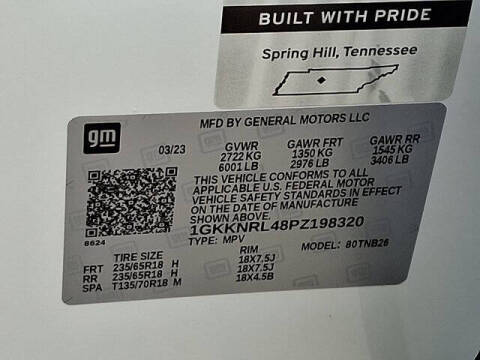 2023 GMC Acadia SLE