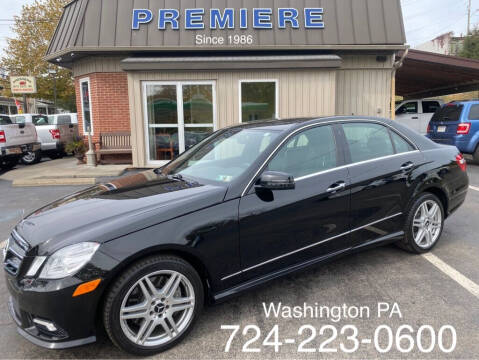 2010 Mercedes-Benz E-Class for sale at Premiere Auto Sales in Washington PA