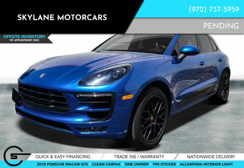 2018 Porsche Macan for sale at Skylane Motorcars - Off-site Inventory in Carrollton TX
