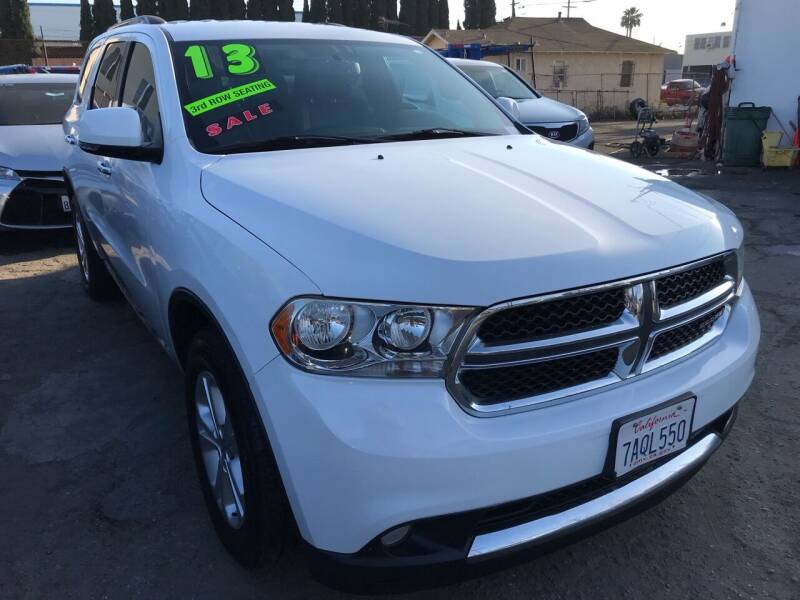 2013 Dodge Durango for sale at CAR GENERATION CENTER, INC. in Los Angeles CA