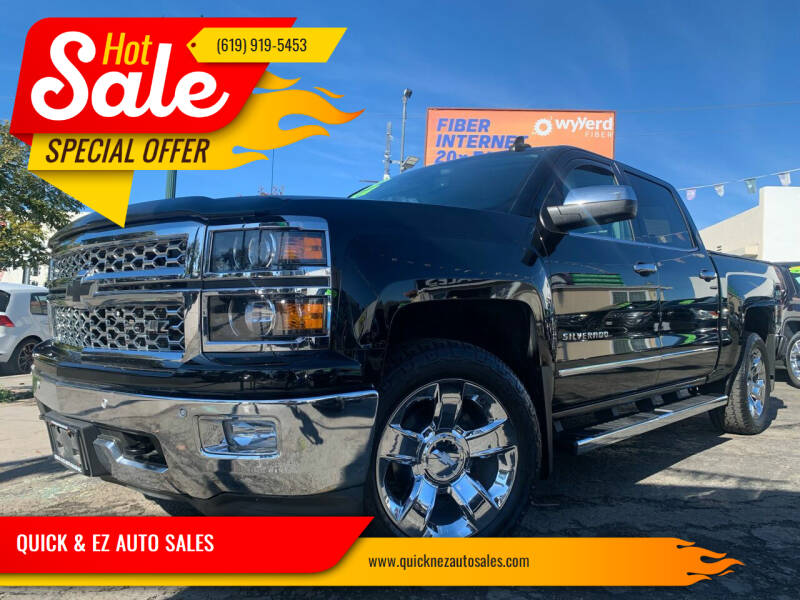 2015 Chevrolet Silverado 1500 for sale at QUICK & EZ AUTO SALES in National City CA