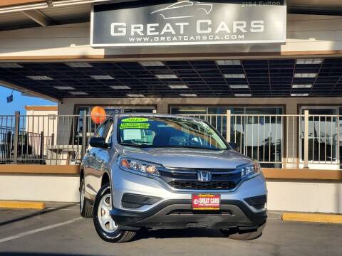 2015 Honda CR-V for sale at Great Cars in Sacramento CA