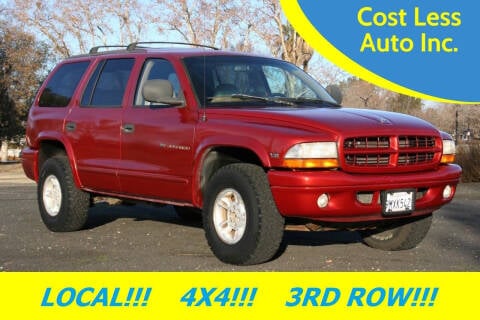 1999 Dodge Durango for sale at Cost Less Auto Inc. in Rocklin CA