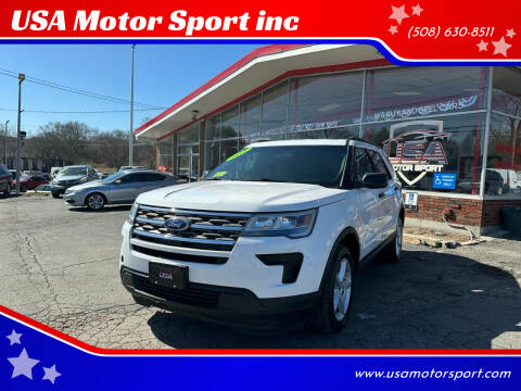 2018 Ford Explorer for sale at USA Motor Sport inc in Marlborough MA