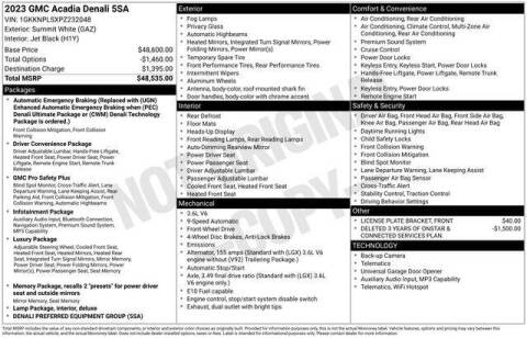 2023 GMC Acadia Denali