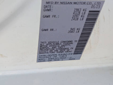 2023 Nissan Altima 2.5 S