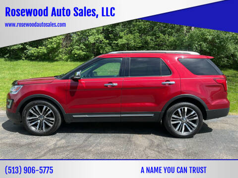 2016 Ford Explorer for sale at Rosewood Auto Sales, LLC in Hamilton OH