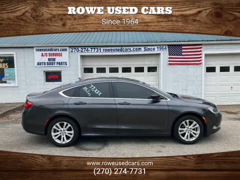 2016 Chrysler 200 for sale at Rowe Used Cars in Beaver Dam KY
