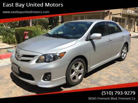 2012 Toyota Corolla for sale at East Bay United Motors in Fremont CA