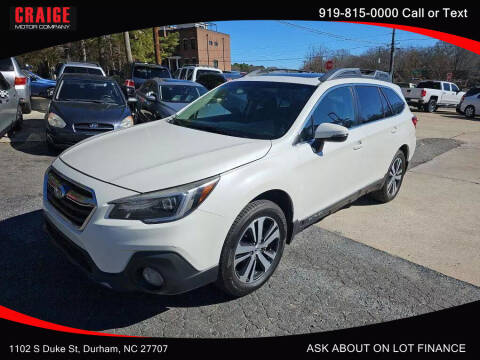 2019 Subaru Outback for sale at CRAIGE MOTOR CO in Durham NC