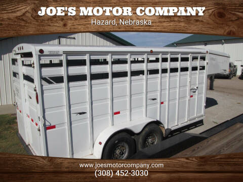 2001 Titan Trailer Stock Trailer for sale at Joe's Motor Company in Hazard NE