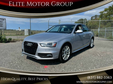 2015 Audi A4 for sale at Elite Motor Group in Lindenhurst NY