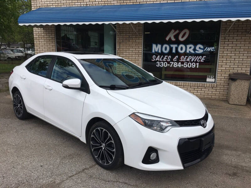 2015 Toyota Corolla for sale at K O Motors in Akron OH