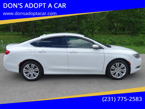 2015 Chrysler 200 for sale at DON'S ADOPT A CAR in Cadillac MI