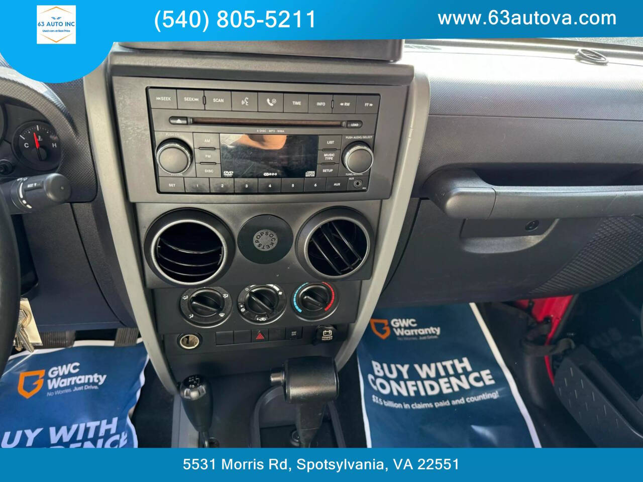 2007 Jeep Wrangler Unlimited for sale at 63 Auto Inc in Spotsylvania, VA