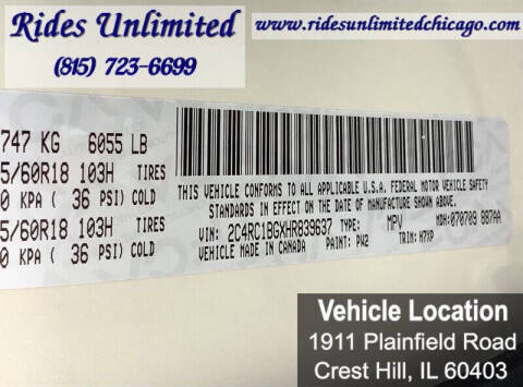 2017 Chrysler Pacifica Touring-L