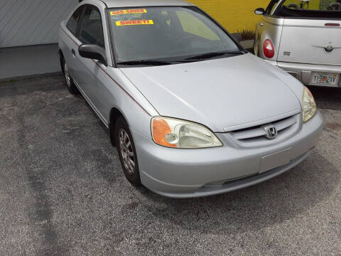 2002 Honda Civic for sale at Easy Credit Auto Sales in Cocoa FL