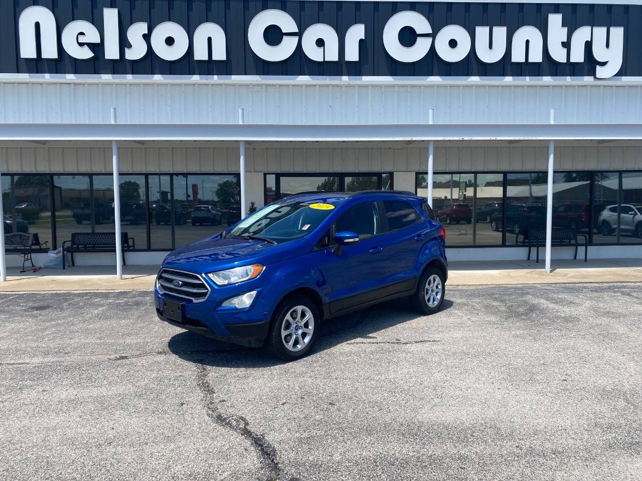 Blue 2019 Ford EcoSport SE AWD SE 4dr Crossover 1