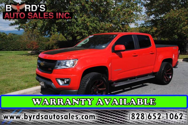 2017 Chevrolet Colorado for sale at Byrds Auto Sales in Marion NC