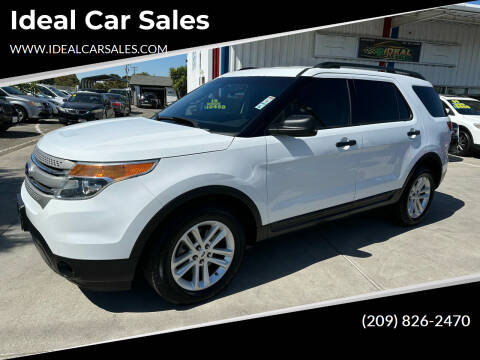 2015 Ford Explorer for sale at Ideal Car Sales in Los Banos CA