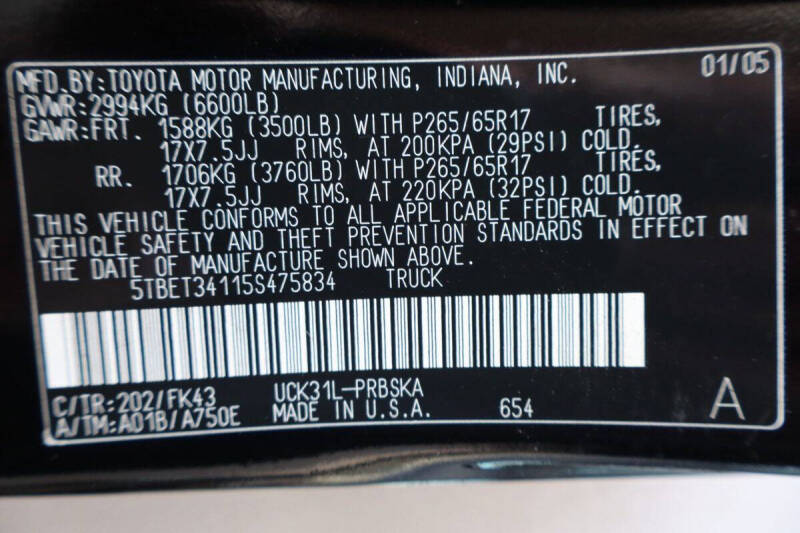 2005 Toyota Tundra SR5