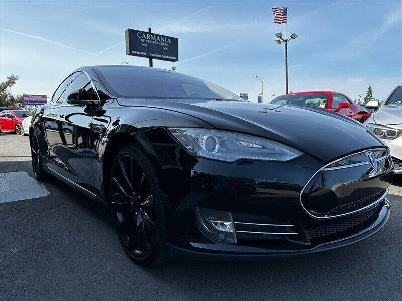 2014 Tesla Model S for sale at Carmania of Stevens Creek in San Jose CA