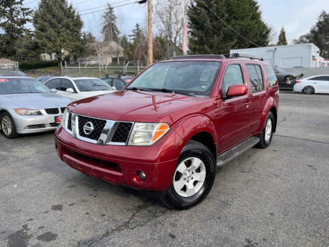 2005 Nissan Pathfinder for sale at Apex Motors Inc. in Tacoma WA