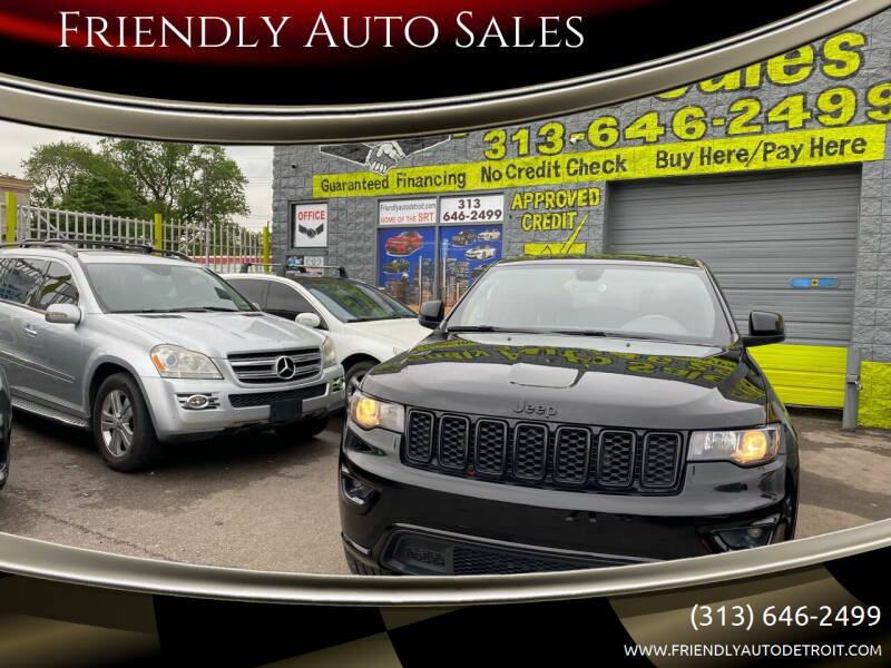 2018 Jeep Grand Cherokee for sale at Friendly Auto Sales in Detroit MI
