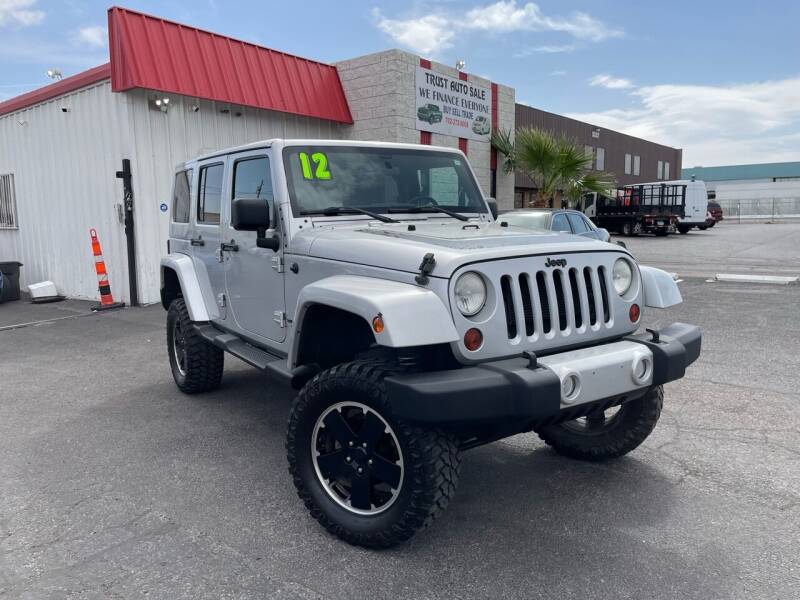 2012 Jeep Wrangler Unlimited for sale at Trust Auto Sale in Las Vegas NV