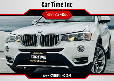 2017 BMW X3 for sale at Car Time Inc in San Jose CA