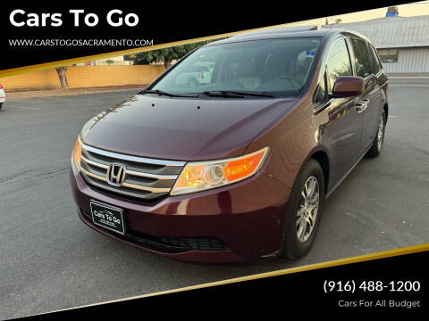 2013 Honda Odyssey for sale at Cars To Go in Sacramento CA