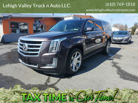 2015 Cadillac Escalade ESV for sale at Lehigh Valley Truck n Auto LLC. in Schnecksville PA